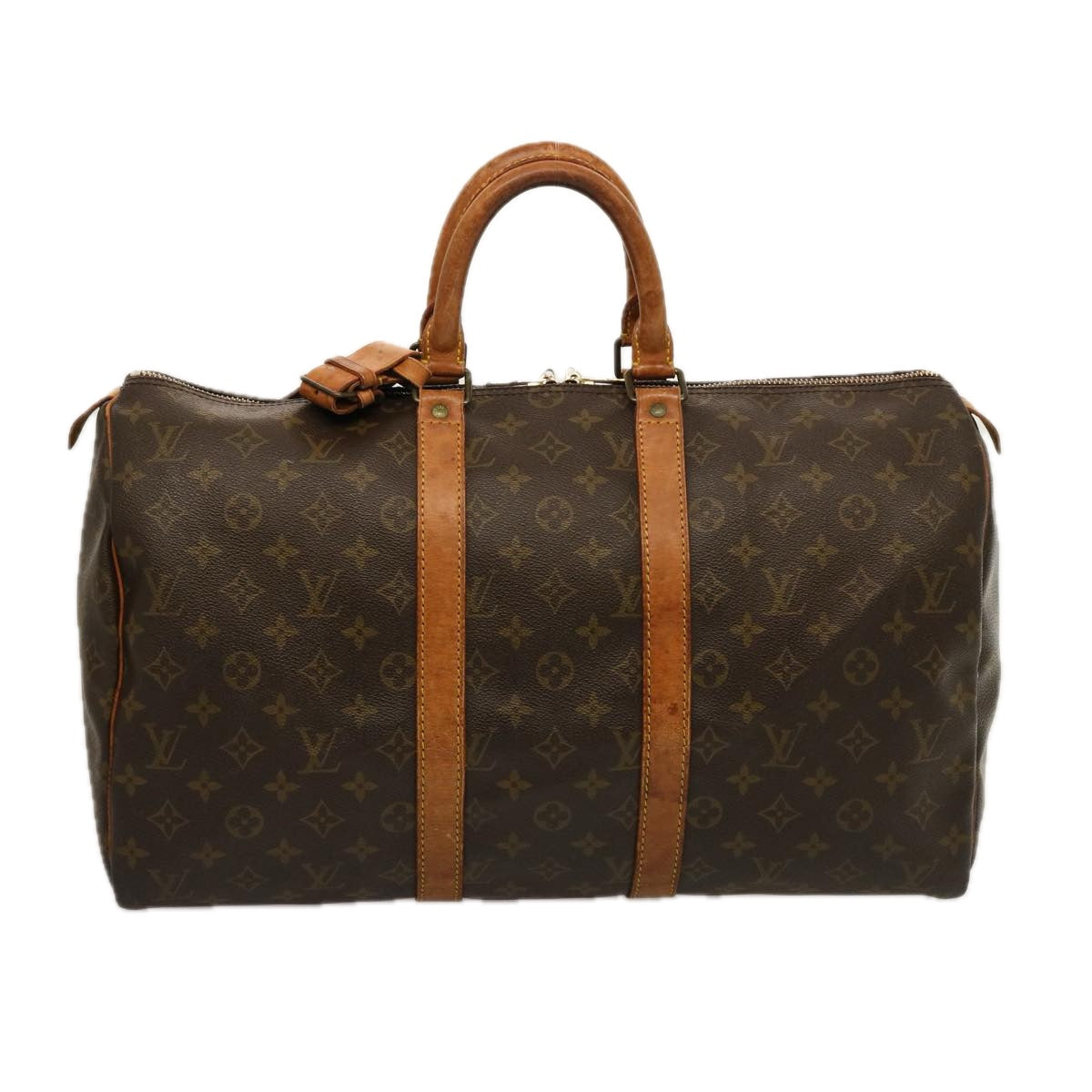 LOUIS VUITTON Monogram Keepall 45 Boston Bag M41428 LV 75558