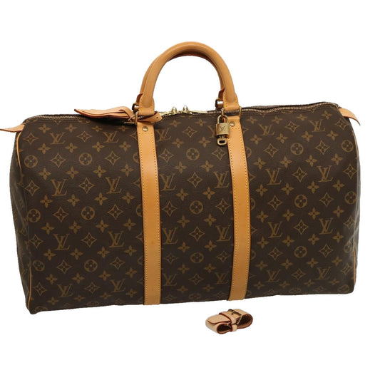 LOUIS VUITTON Monogram Keepall 50 Boston Bag M41426 LV 75560