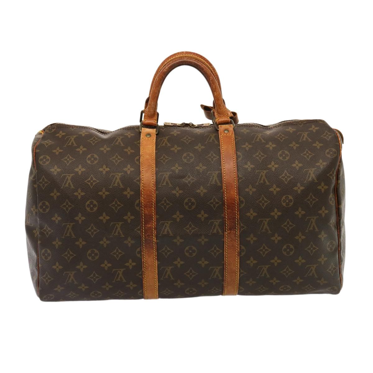 LOUIS VUITTON Monogram Keepall 50 Boston Bag M41426 LV 75561