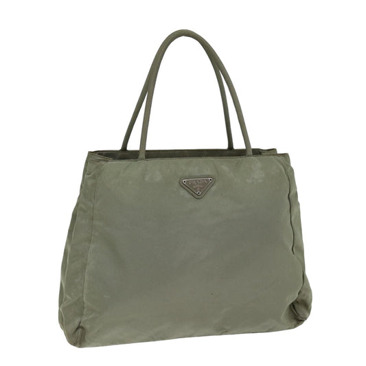 PRADA Tote Bag Nylon Khaki  75580
