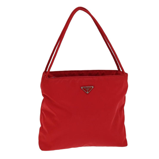 PRADA Tote Bag Nylon Red  75581