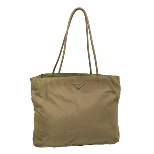 PRADA Tote Bag Nylon Khaki  75583