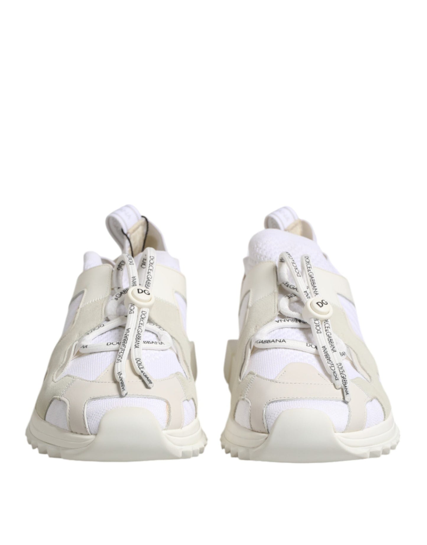 Dolce & Gabbana White Mesh Sorrento Trekking Sneakers Men's Shoes ()