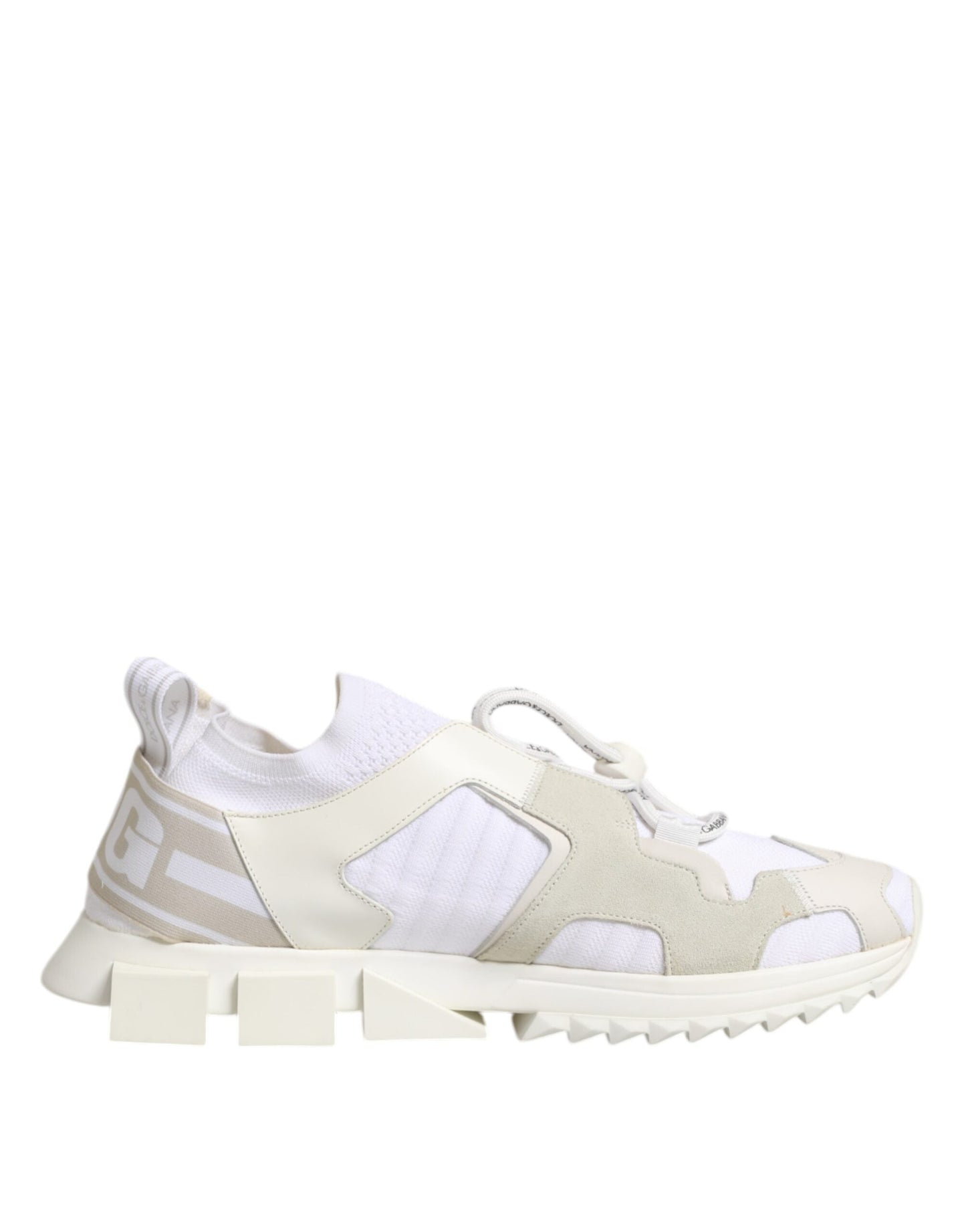 Dolce & Gabbana White Mesh Sorrento Trekking Sneakers Men's Shoes ()