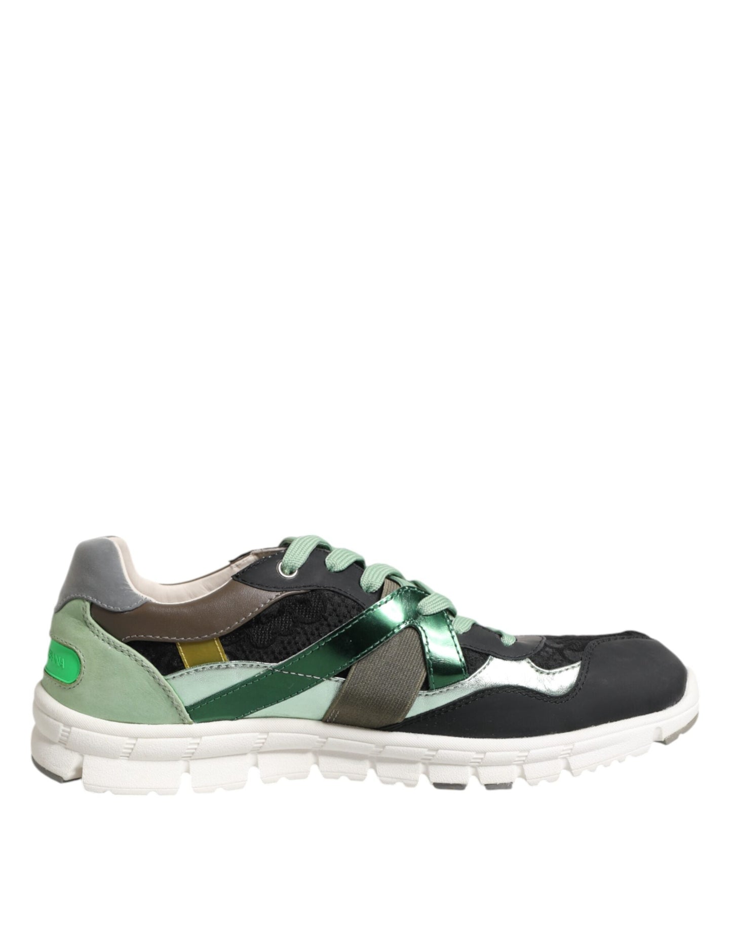 Dolce & Gabbana Multicolor Lace Up Low Top Sneakers Men's Shoes ()