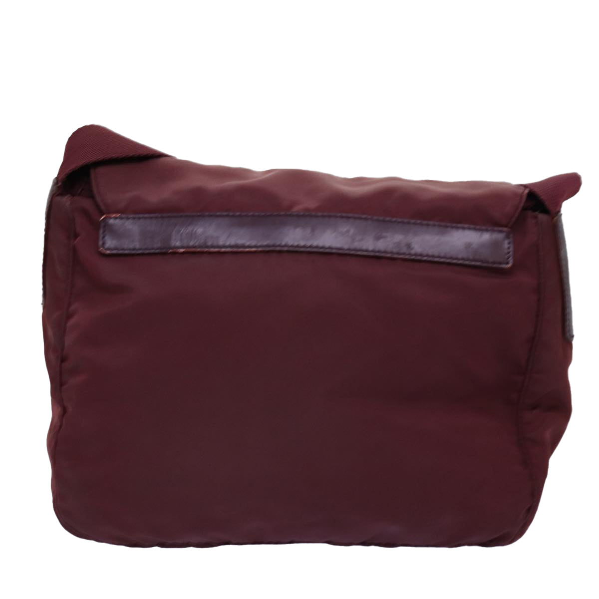 PRADA Shoulder Bag Nylon Bordeaux  75636
