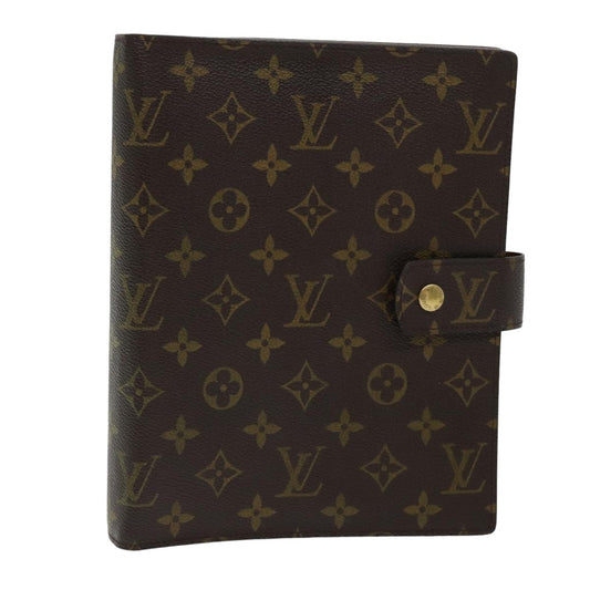 LOUIS VUITTON Monogram Agenda GM Day Planner Cover R20006 LV 75712