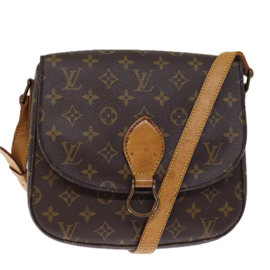LOUIS VUITTON Monogram Saint Cloud GM Shoulder Bag M51242 LV 75720