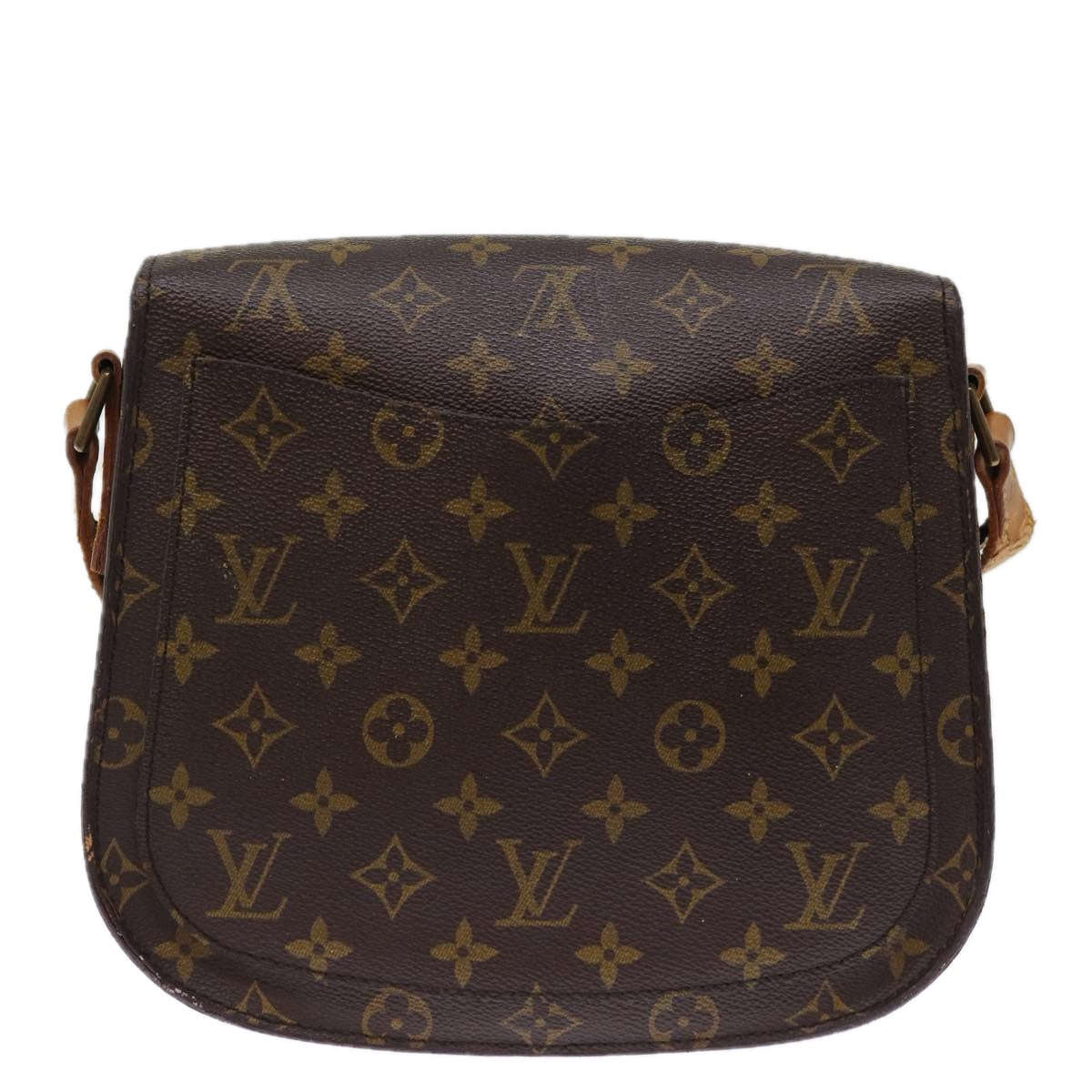 LOUIS VUITTON Monogram Saint Cloud GM Shoulder Bag M51242 LV 75720