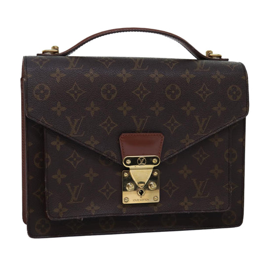 LOUIS VUITTON Monogram Monceau 28 Hand Bag 2way M51185 LV 75727