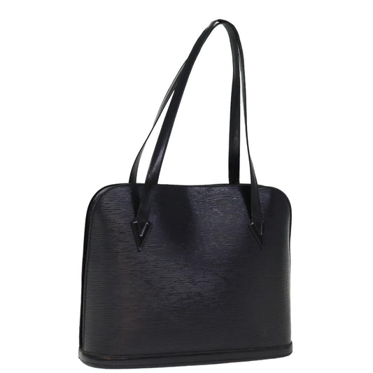 LOUIS VUITTON Epi Lussac Shoulder Bag Black M52282 LV 75752