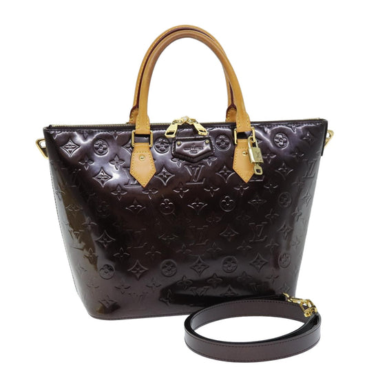 LOUIS VUITTON Monogram Vernis Montebello MM Bag 2way Amarante M90163 75763