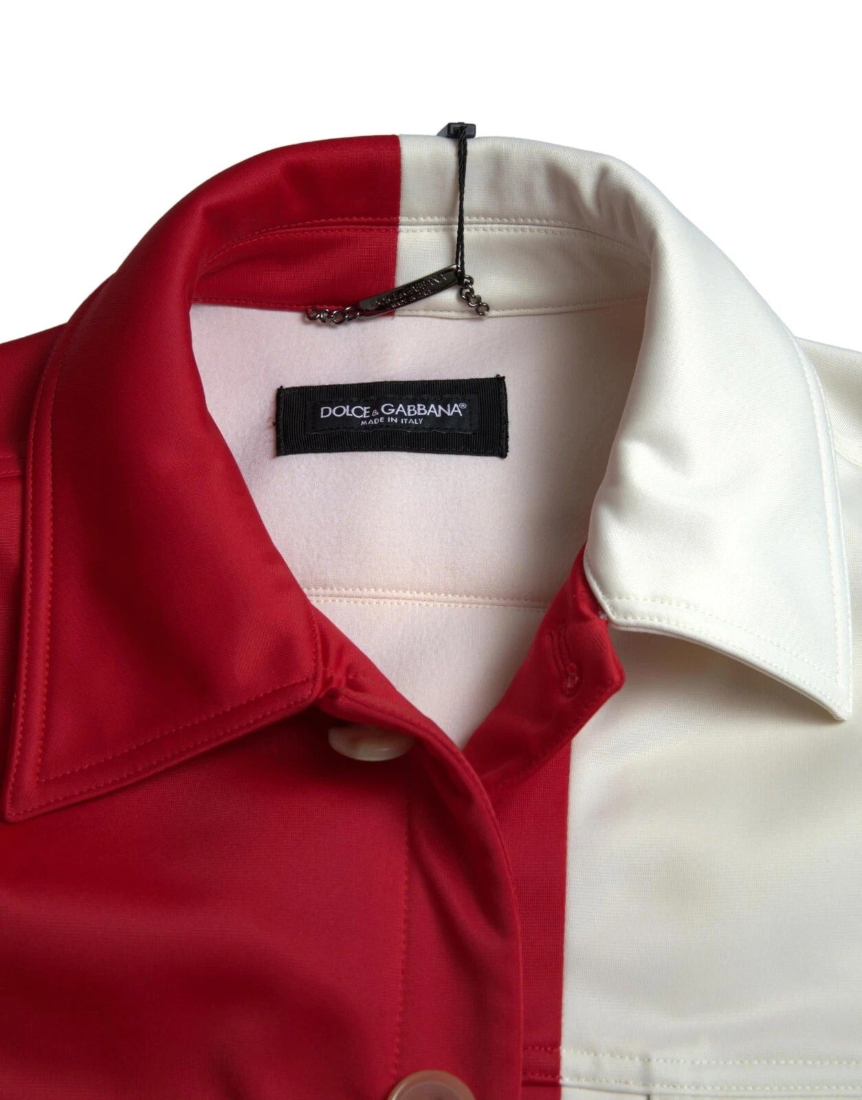 Dolce & Gabbana Multicolor Polyester Collar Short Men's Jacket ()