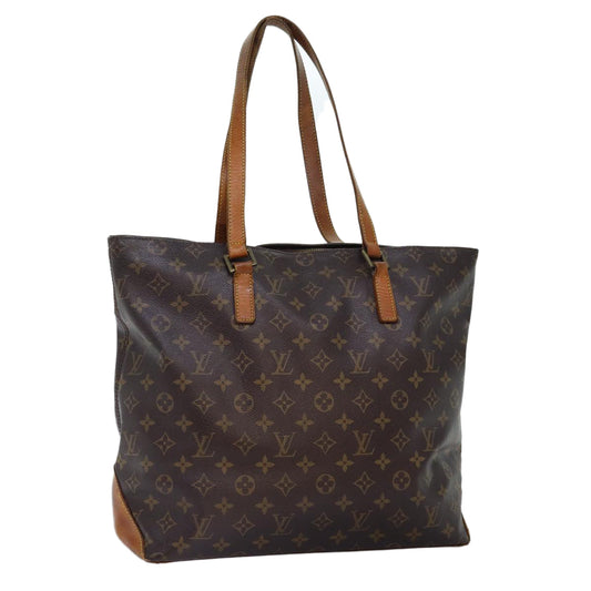 LOUIS VUITTON Monogram Cabas Mezzo Tote Bag M51151 LV 75776