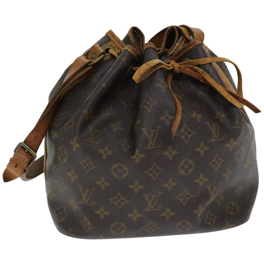 LOUIS VUITTON Monogram Petit Noe Shoulder Bag M42226 LV 75782