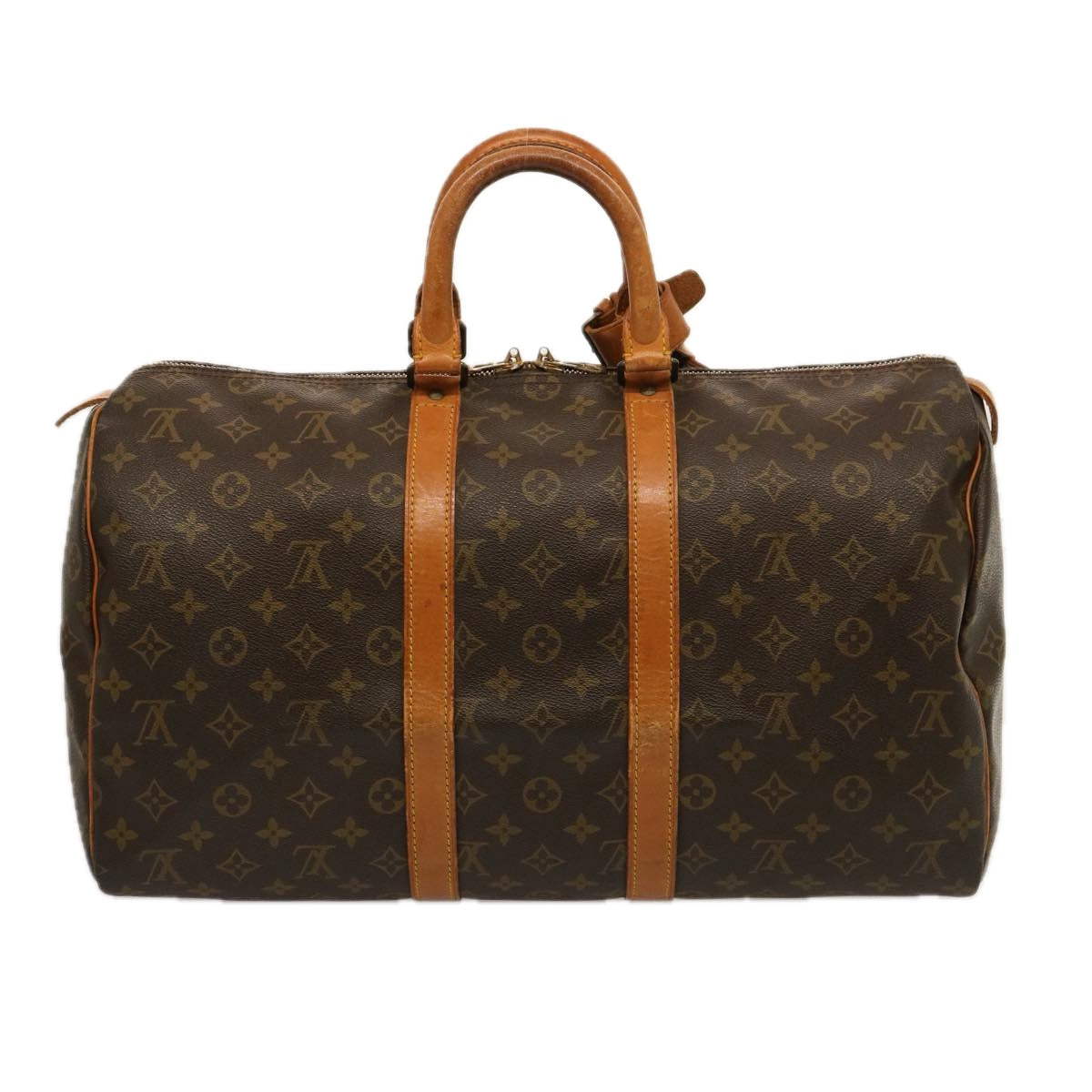 LOUIS VUITTON Monogram Keepall 45 Boston Bag M41428 LV 75788