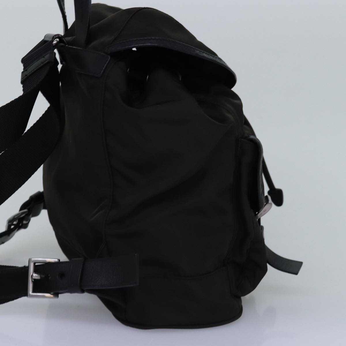 PRADA  Nylon Khaki Black  75826