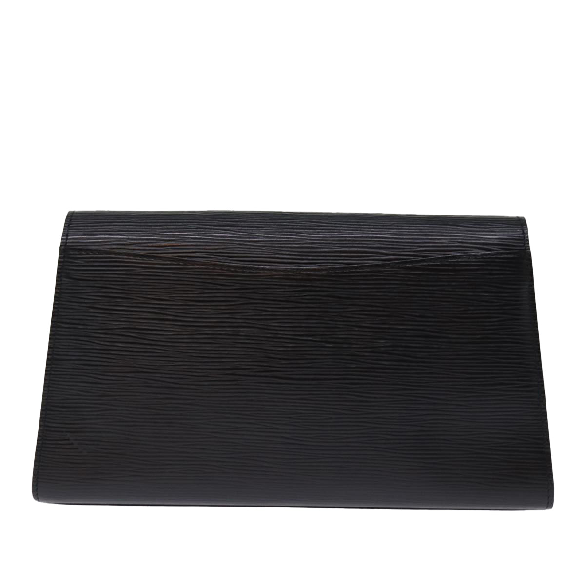 LOUIS VUITTON Epi Art Deco Clutch Bag Black M52632 LV 75847