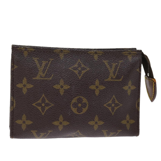 LOUIS VUITTON Monogram Poche Toilette 15 Pouch M47546 LV 75858
