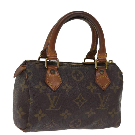LOUIS VUITTON Monogram Mini Speedy Hand Bag M41534 LV 75859
