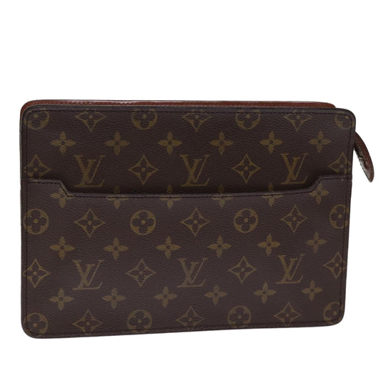 LOUIS VUITTON Monogram Pochette Homme Clutch Bag M51795 LV 75863
