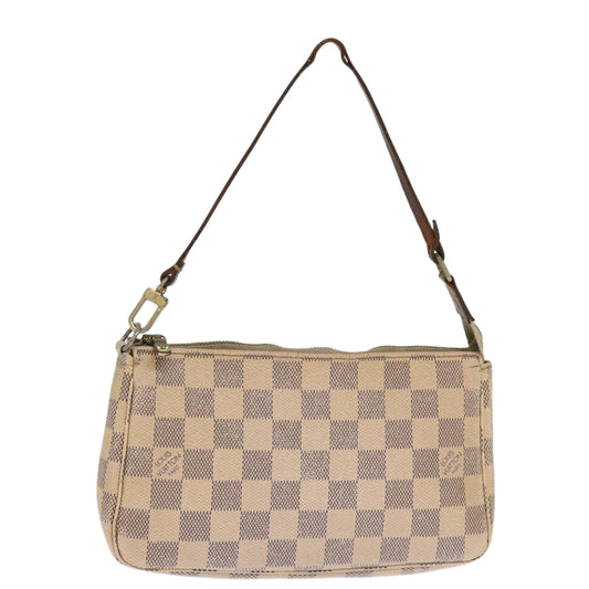 LOUIS VUITTON Damier Azur Pochette Accessoires Pouch N51986 LV 75871