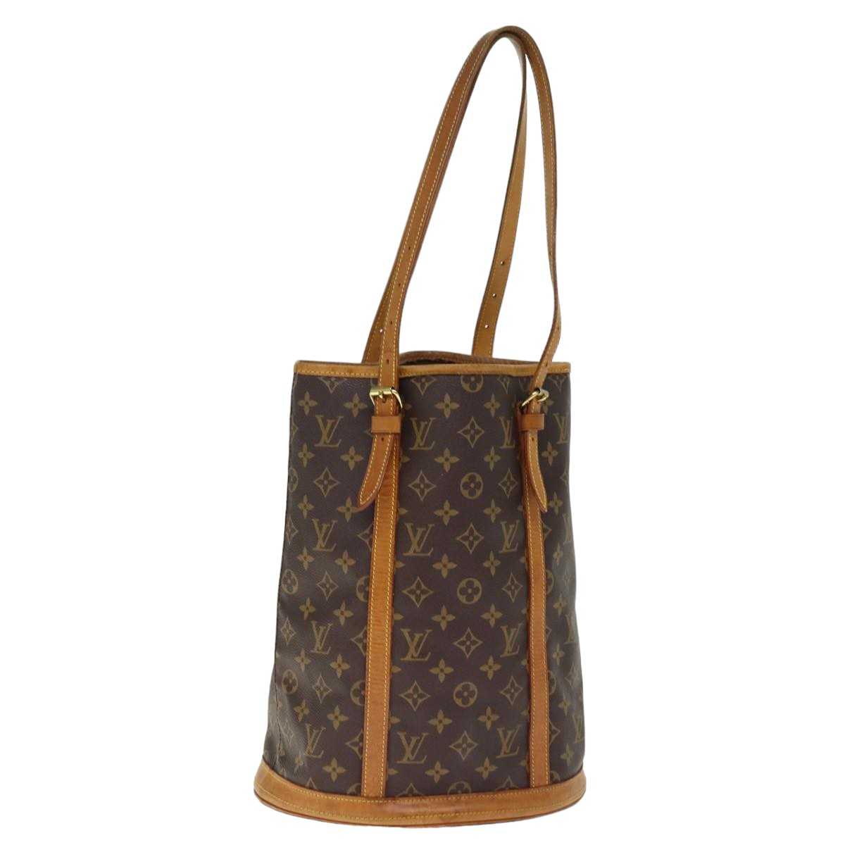 LOUIS VUITTON Monogram Bucket GM Shoulder Bag M42236 LV 75896