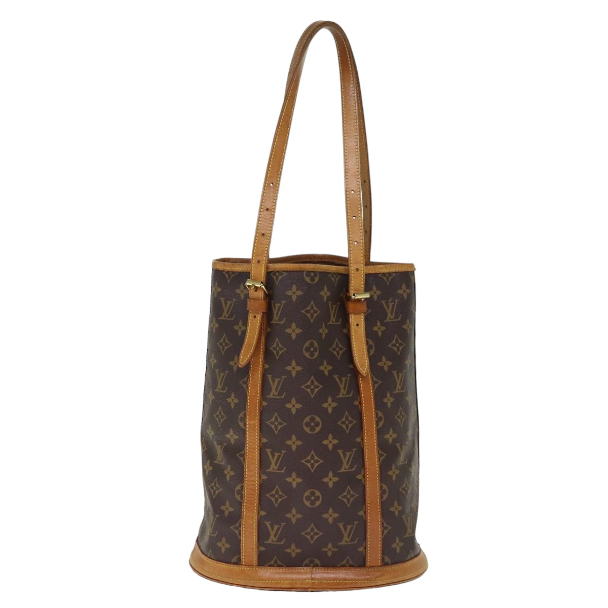 LOUIS VUITTON Monogram Bucket GM Shoulder Bag M42236 LV 75896