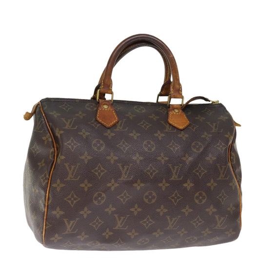 LOUIS VUITTON Monogram Speedy 30 Hand Bag M41526 LV 75906