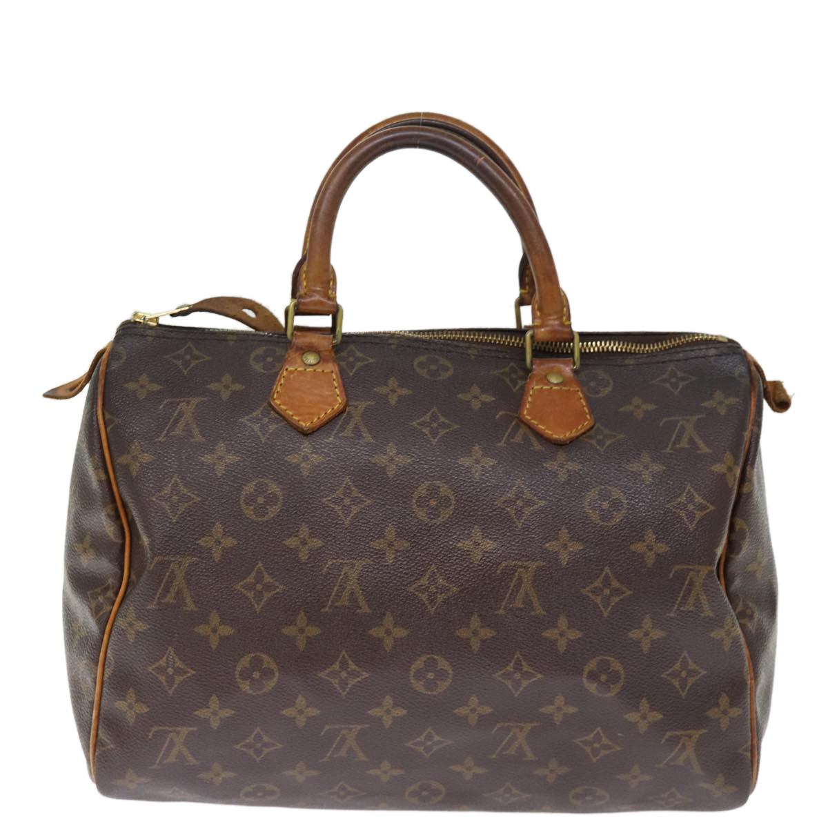 LOUIS VUITTON Monogram Speedy 30 Hand Bag M41526 LV 75906