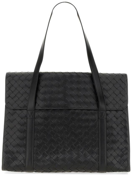 Bottega Veneta WOVEN PATTERN SHOULDER BAG