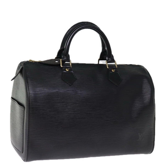 LOUIS VUITTON Epi Speedy 30 Hand Bag Noir Black M43002 LV 75933