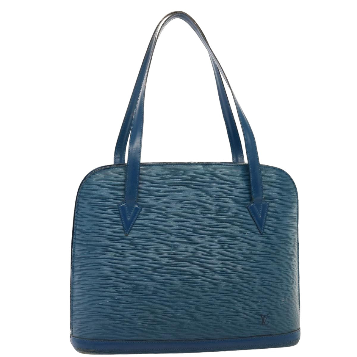 LOUIS VUITTON Epi Lussac Shoulder Bag Blue M52285 LV 75940