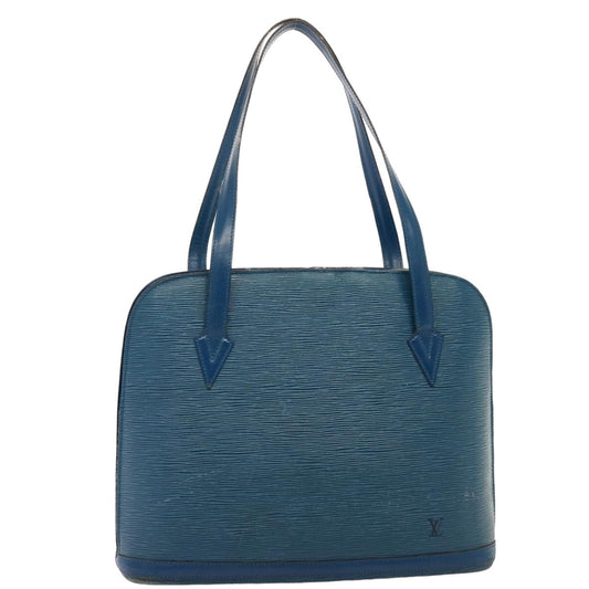 LOUIS VUITTON Epi Lussac Shoulder Bag Blue M52285 LV 75940