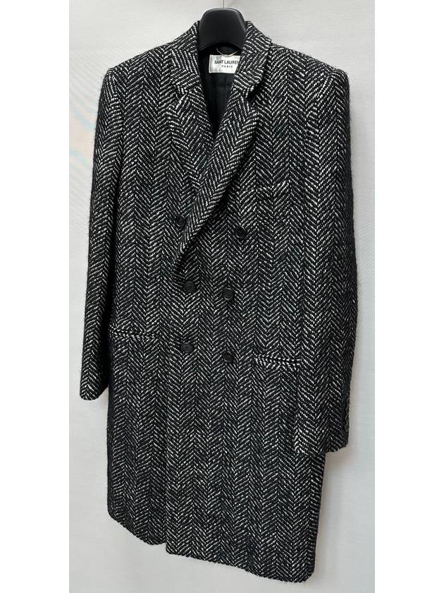 Saint Laurent Double breasted coat 40