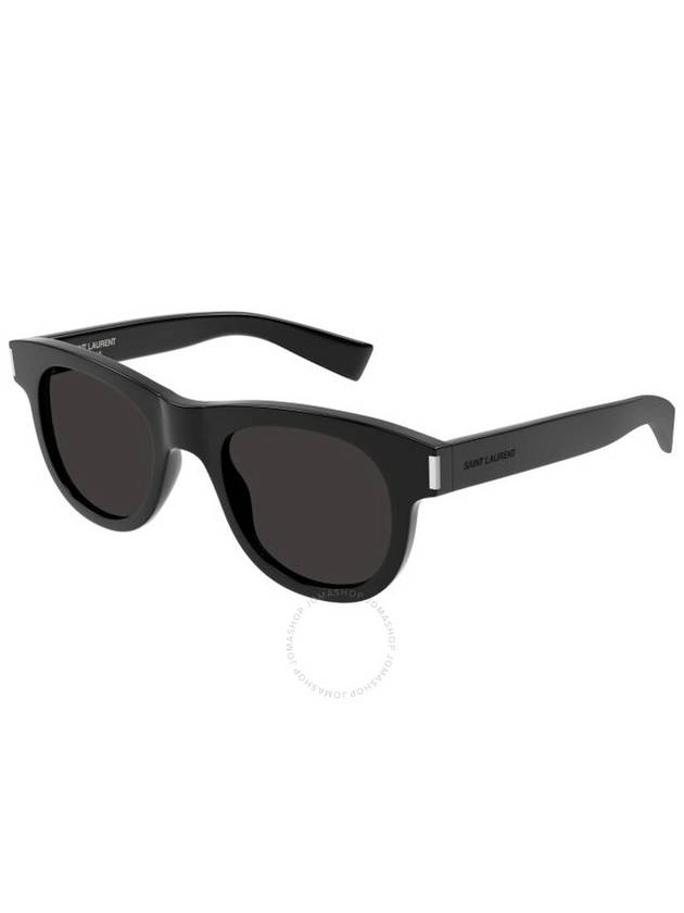 Saint Laurent Saint Laurent Black Square Unisex Sunglasses SL 571 006 51
