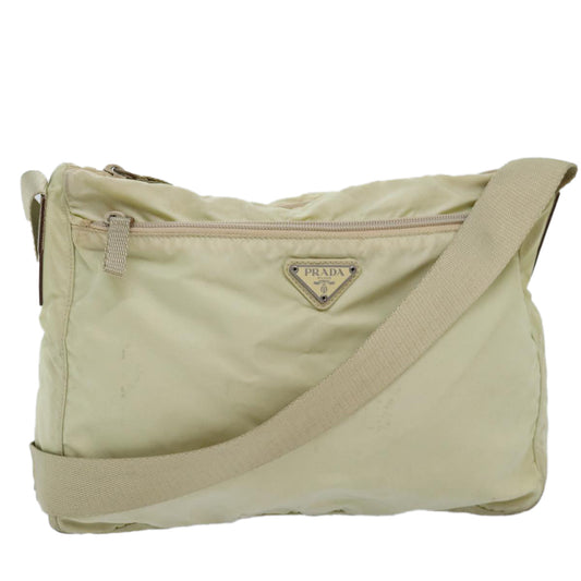 PRADA Shoulder Bag Nylon Beige  76004