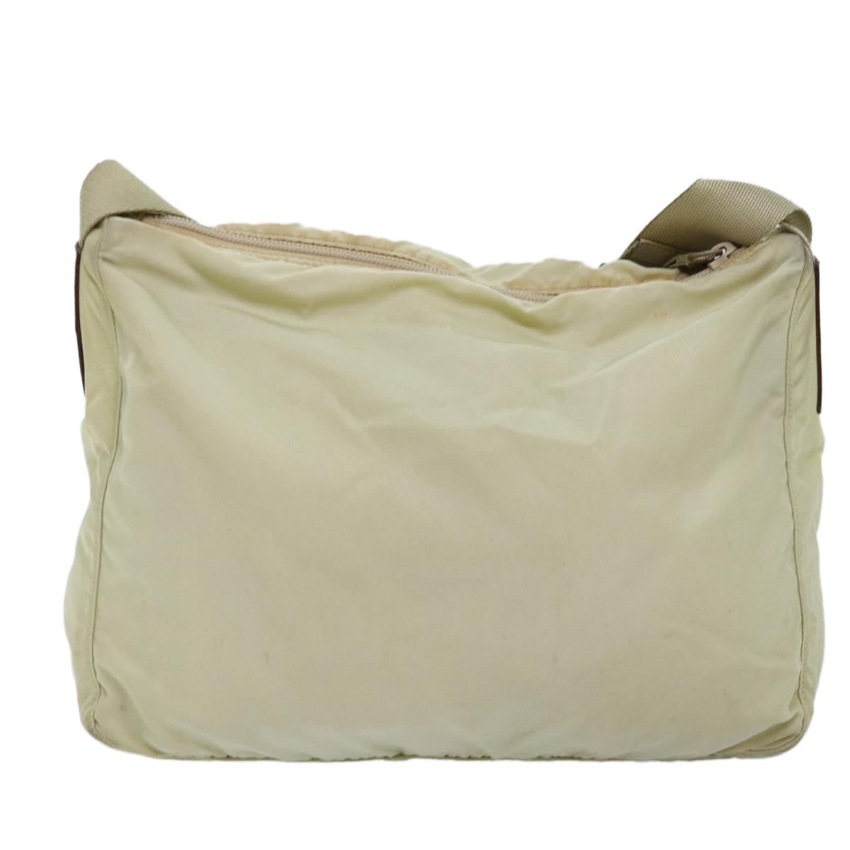 PRADA Shoulder Bag Nylon Beige  76004