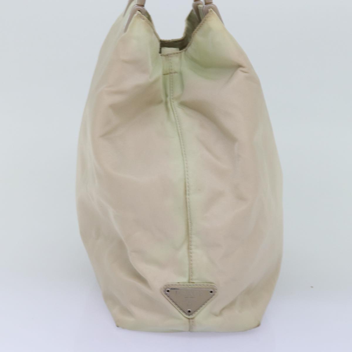 PRADA Tote Bag Nylon Beige  76005