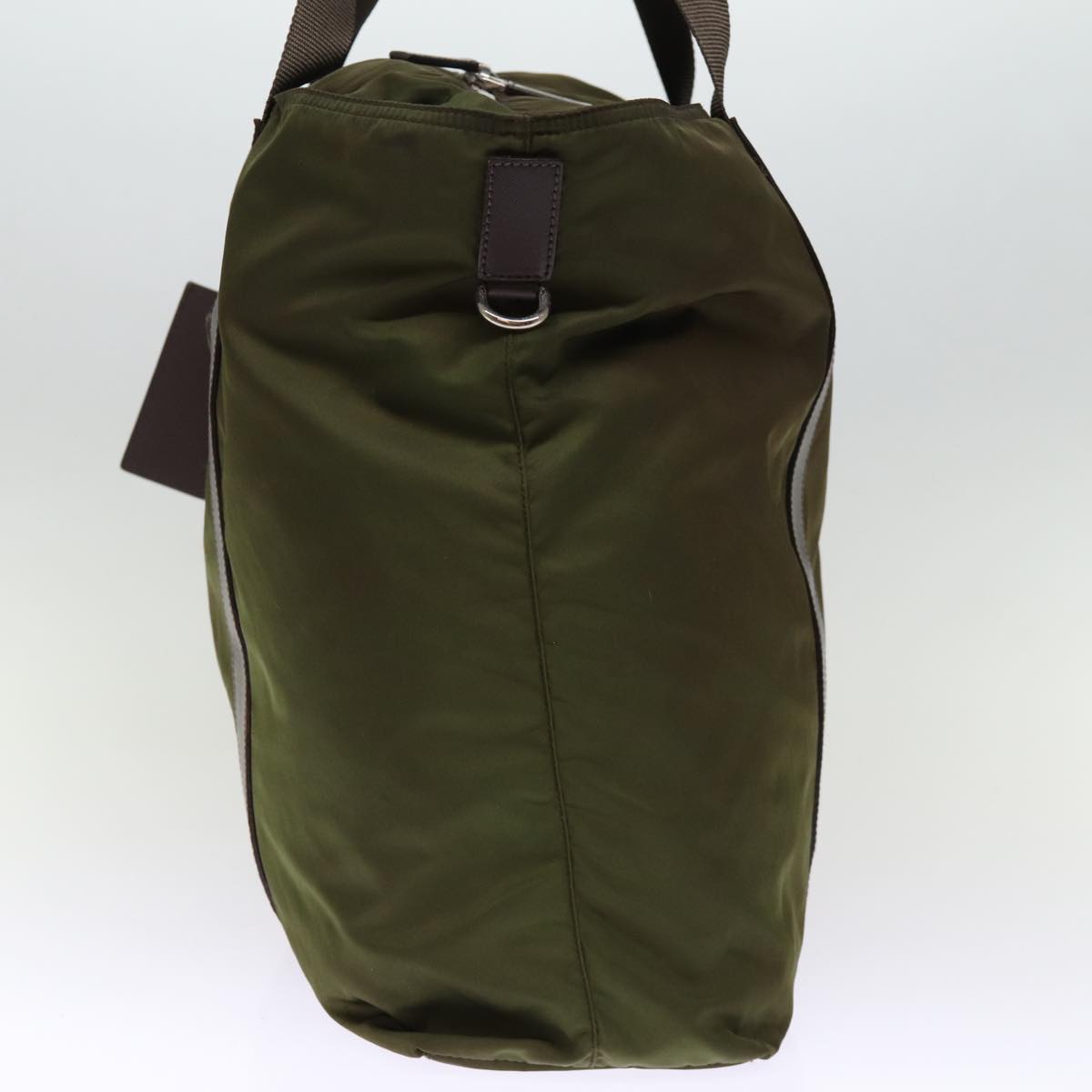 PRADA Boston Bag Nylon Khaki  76006