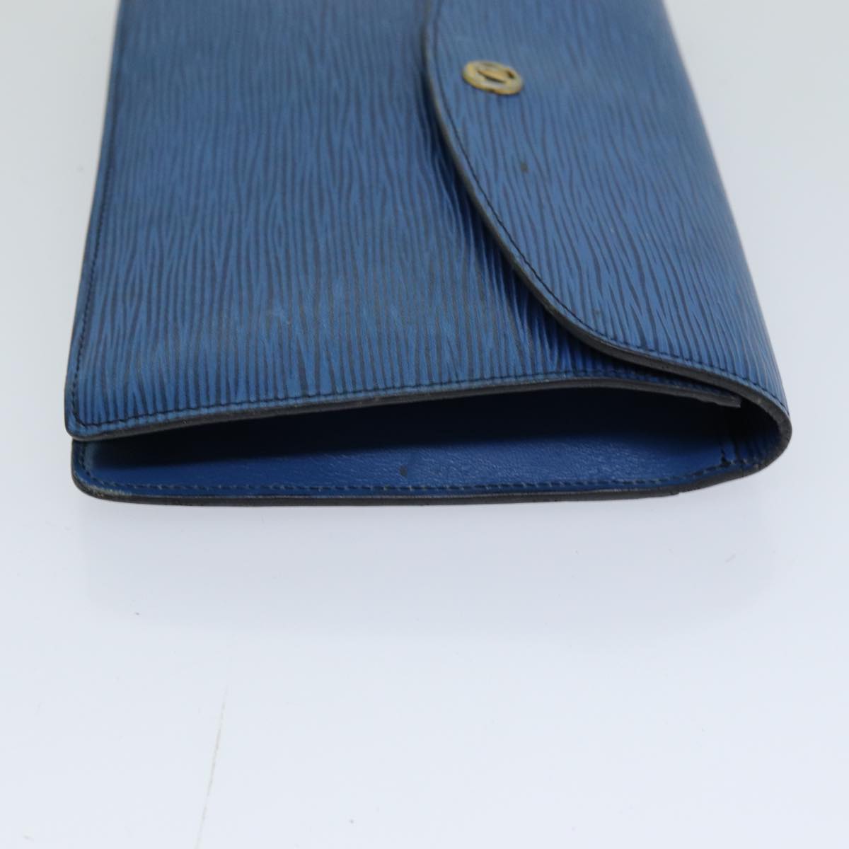 LOUIS VUITTON Epi Montaigne 23 Clutch Bag Blue M52665 LV 76032
