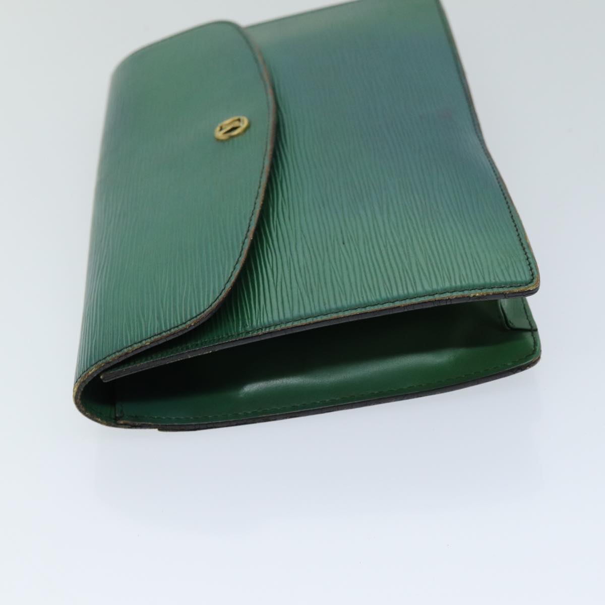 LOUIS VUITTON Epi Montaigne 27 Clutch Bag Green M52654 LV 76033