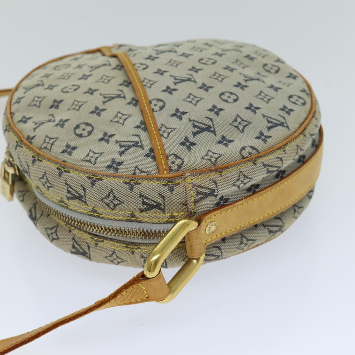 LOUIS VUITTON Monogram Mini Jeanne GM Shoulder Bag Blue M92000 LV 76043