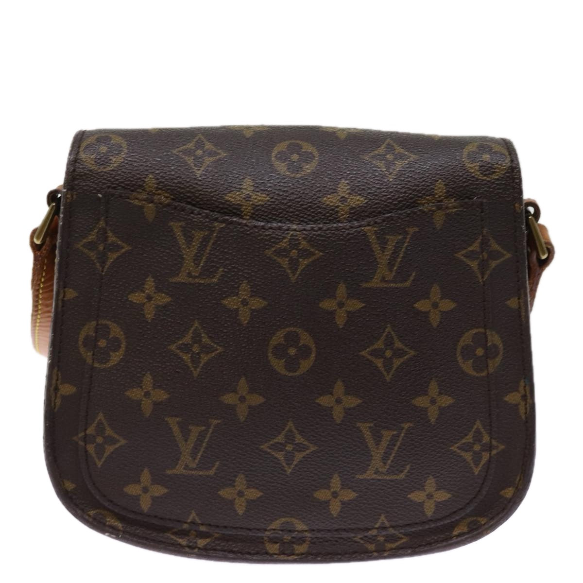 LOUIS VUITTON Monogram Saint Cloud MM Shoulder Bag M51243 LV 76046