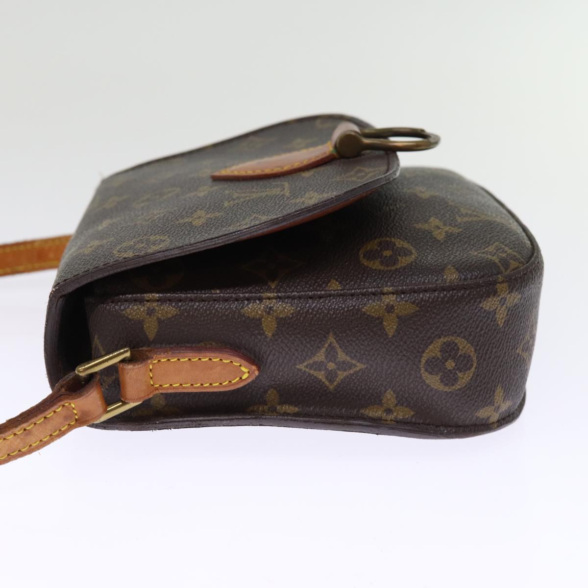 LOUIS VUITTON Monogram Saint Cloud MM Shoulder Bag M51243 LV 76046