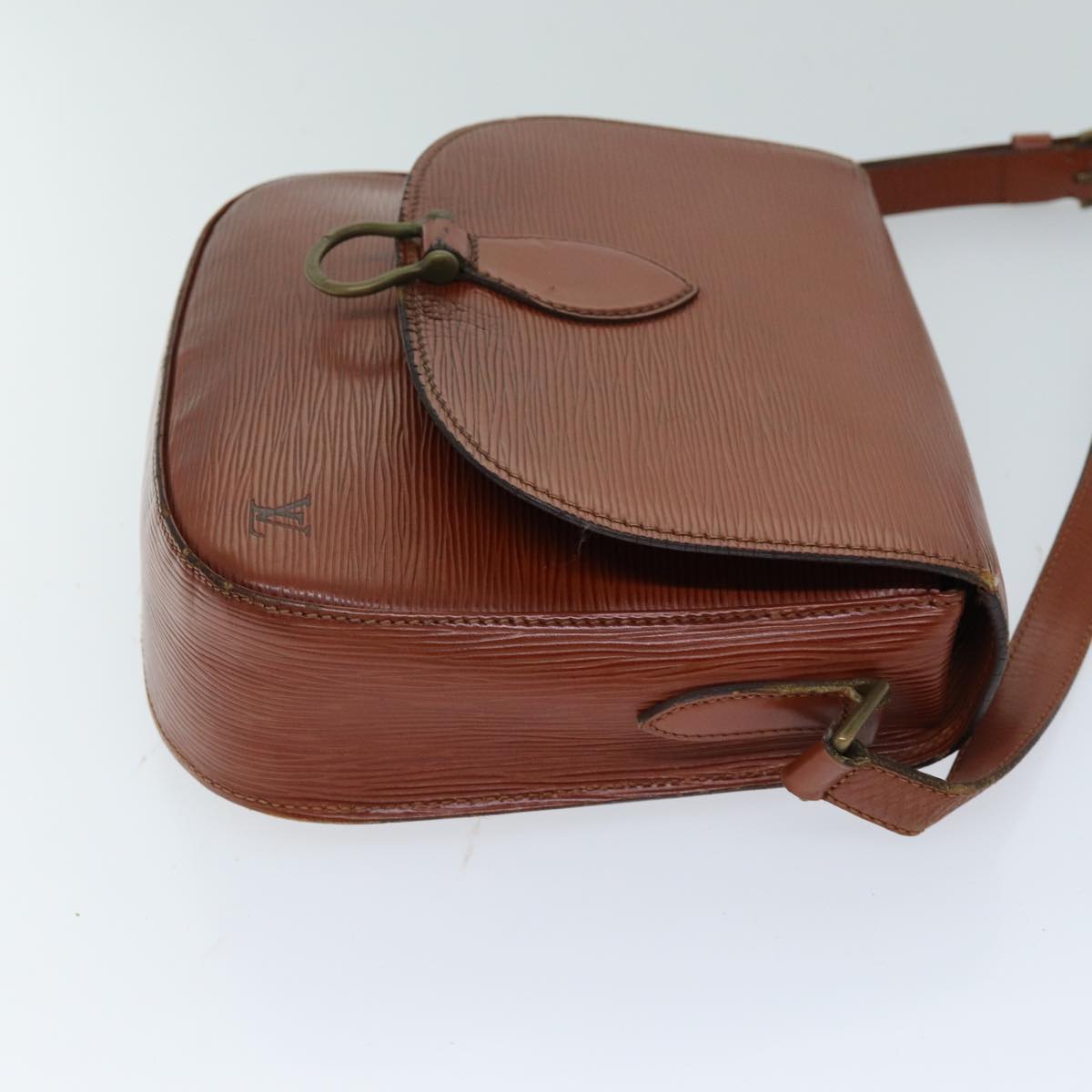 LOUIS VUITTON Epi Saint Cloud GM Shoulder Bag Brown M52193 LV 76051