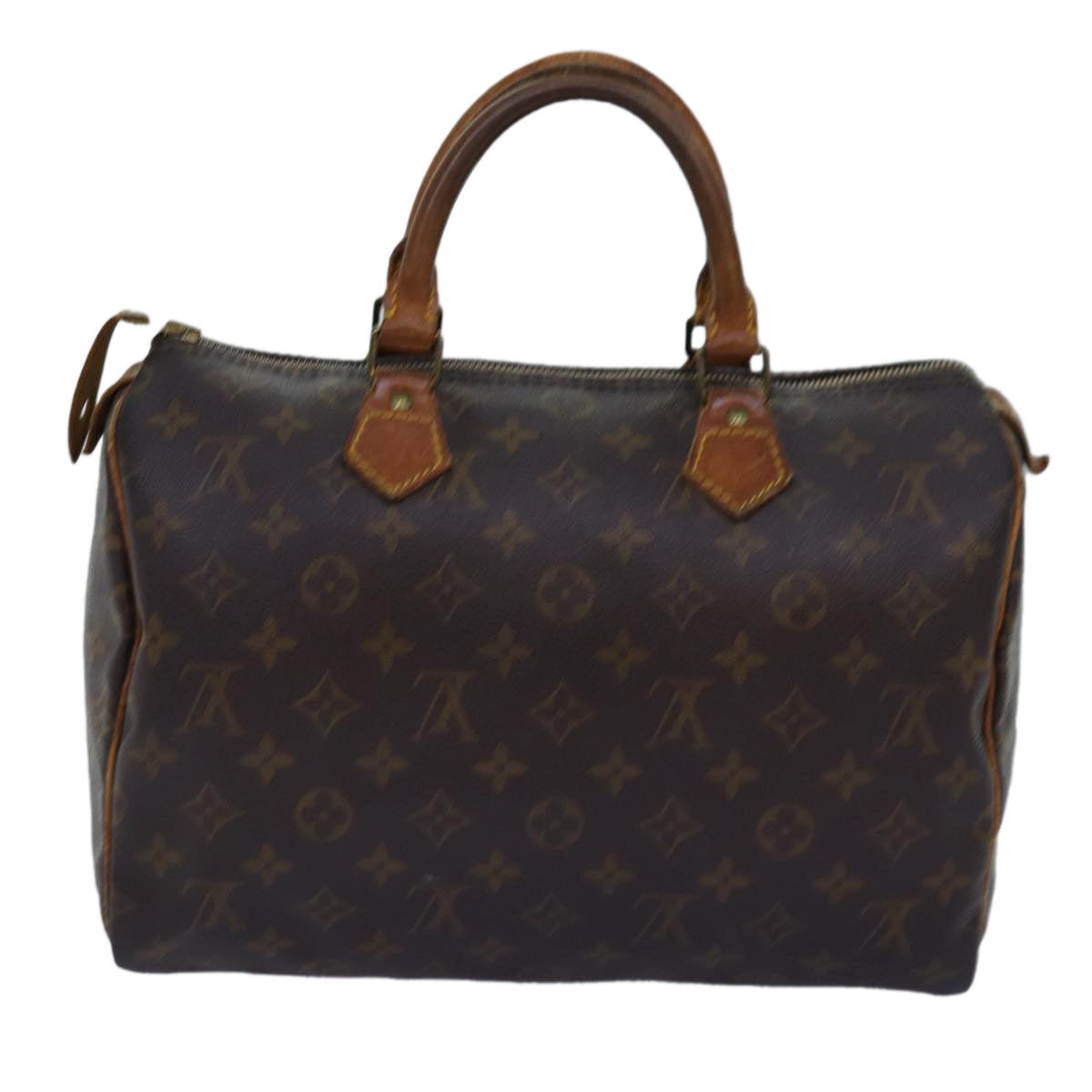 LOUIS VUITTON Monogram Speedy 30 Hand Bag M41526 LV 76057