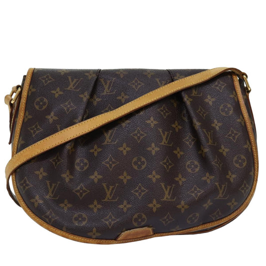 LOUIS VUITTON Monogram Menilmontant MM Shoulder Bag M40473 LV 76060