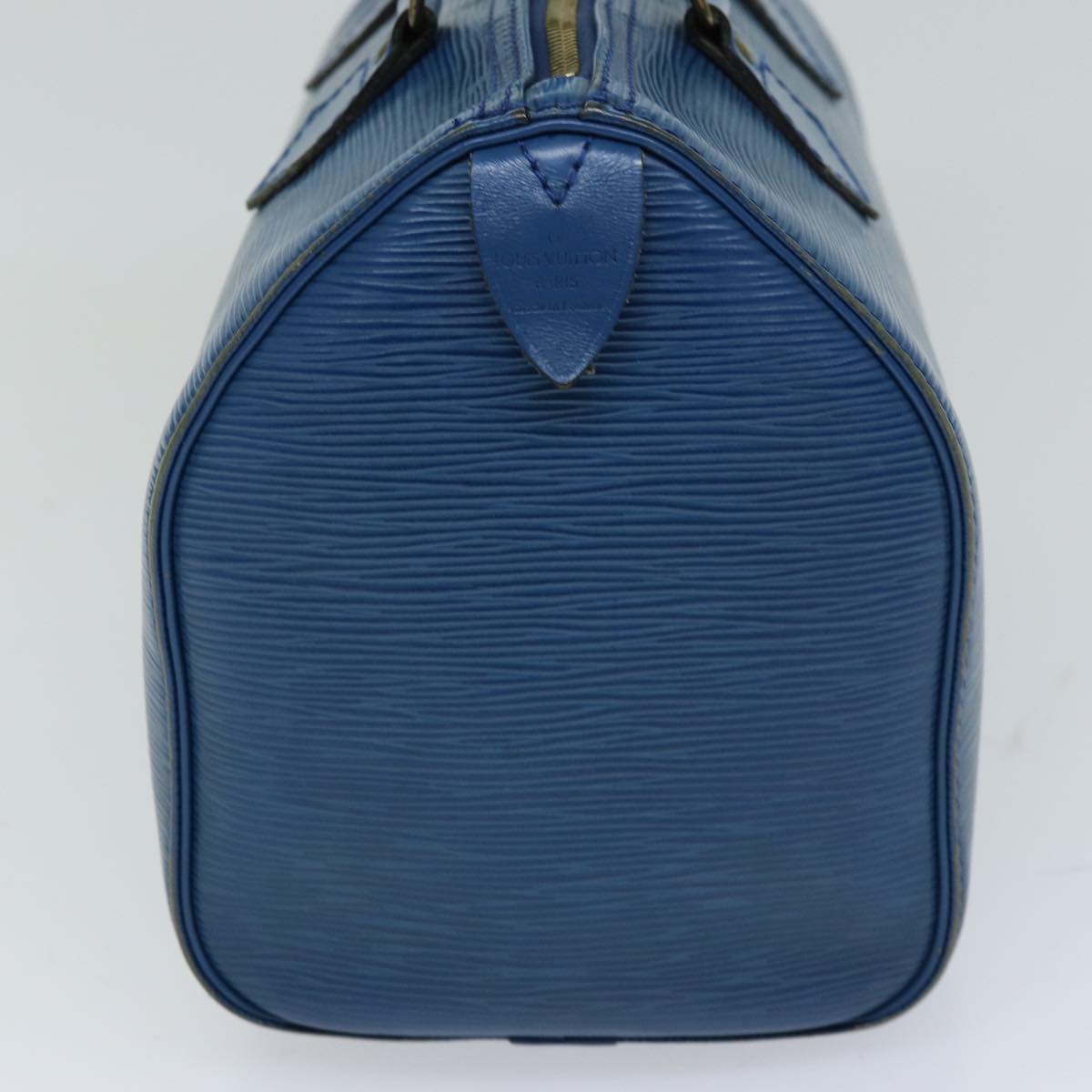 LOUIS VUITTON Epi Speedy 25 Hand Bag Toledo Blue M43015 LV 76071