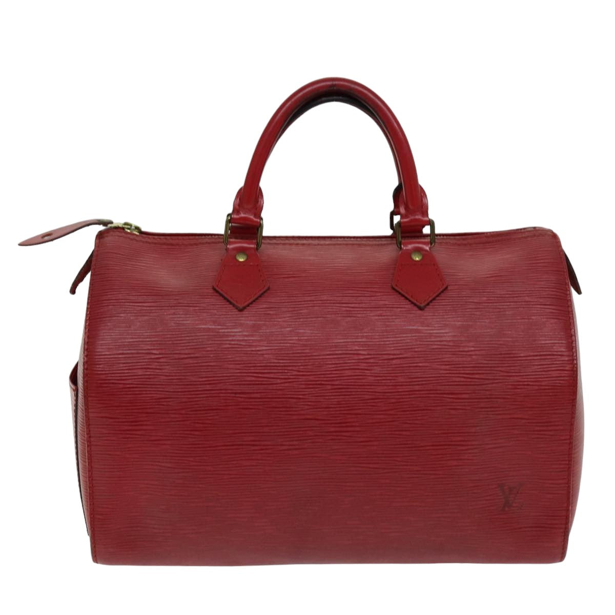 LOUIS VUITTON Epi Speedy 30 Hand Bag Castilian Red M43007 LV 76072